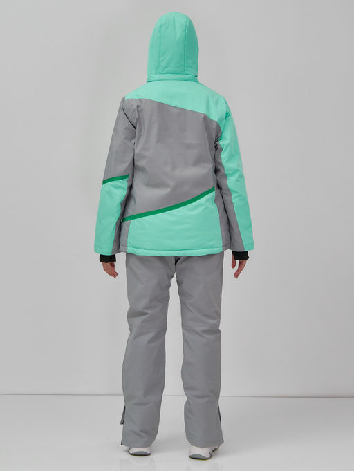 Горнолыжный костюм женский зимний бирюзового цвета 0709_1Br - Chunmai фото 10