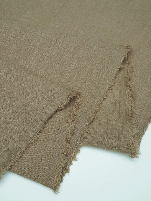 Крапива Рами (Ramie) цв.Коричнево-оливковый, ш.1.4м, крапива-100%, 240гр/м.кв - Купава фото 8