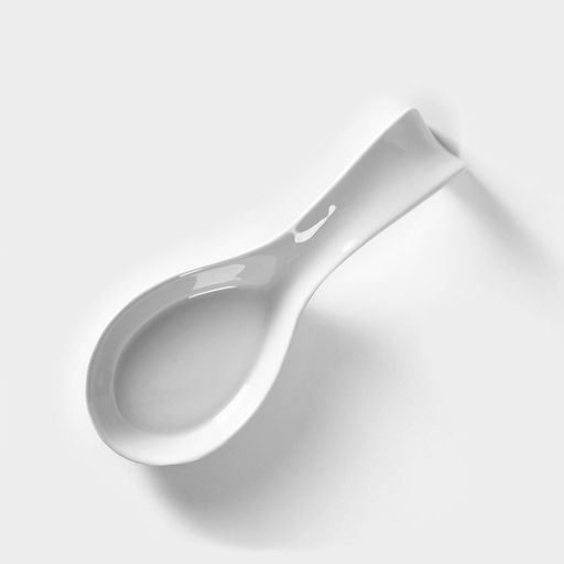 Подставка под ложку Добрушский завод «Белье», 20 см, фарфор, белая