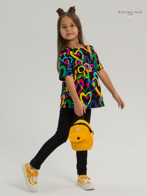 Костюм Мун яркие сердца-черный - Sovalina фото 16