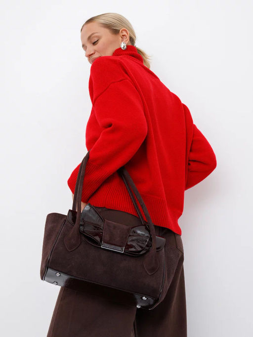 Сумка 2430-1Y coffee Polina&Eiterou