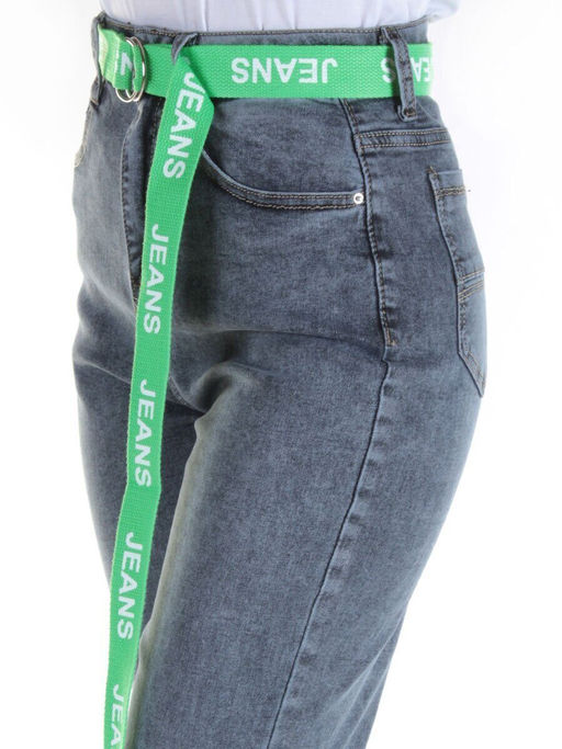 L622 BLUE Джинсы-Мом женские LINLIMIN Jeans - Фабричный китай фото 4
