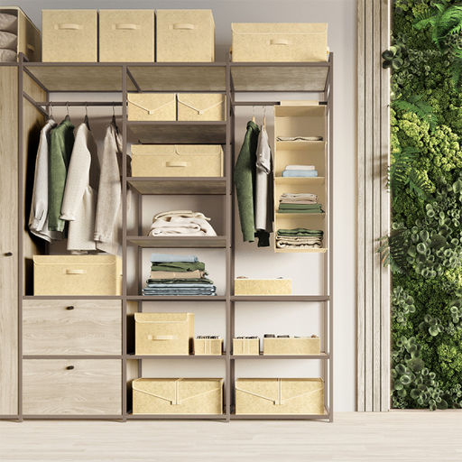 Короб стеллажный с откидной стенкой, с крышкой, 50*35*25 cм, MONET SUMMER, шт - Valiant фото 11