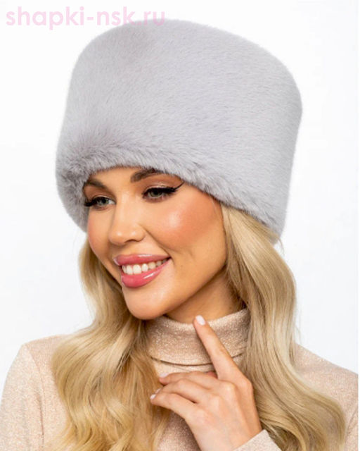Кубанка экомех норка Шапка женская (56-58)