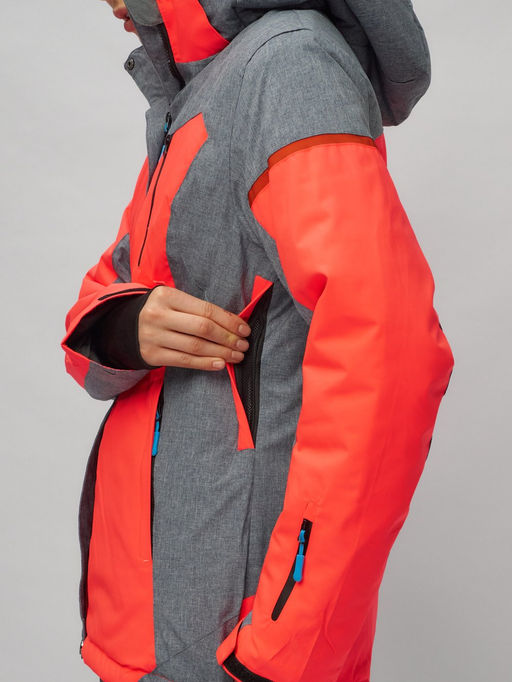 Горнолыжный костюм женский розового цвета 02272-2R - Chunmai фото 13