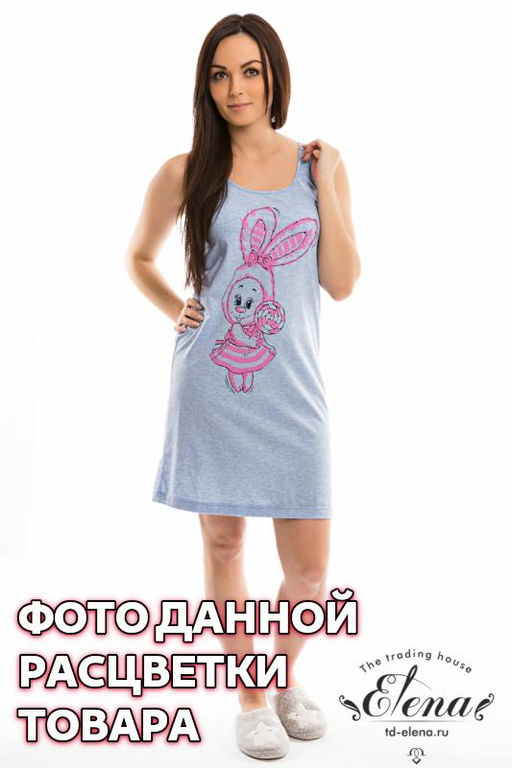 Сорочка Арт. 319116П Розовый - Елена фото 2