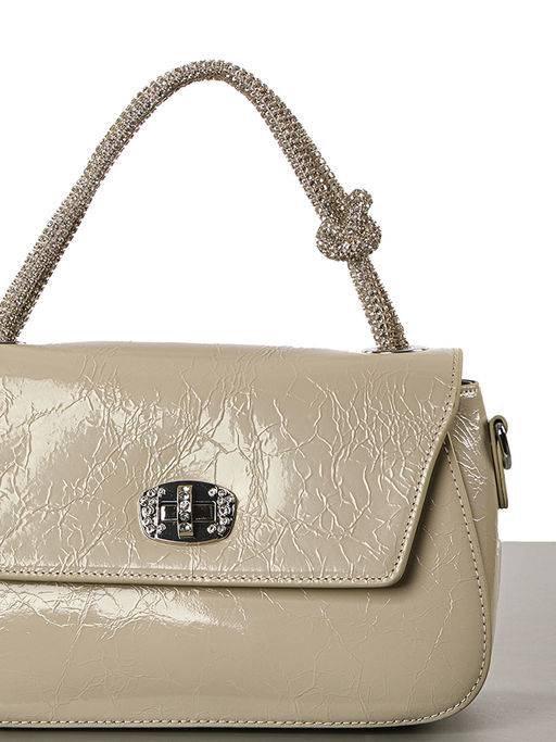 LACCOMA сумка Q6115-молочный натуральная кожа полиэстер  фото 6