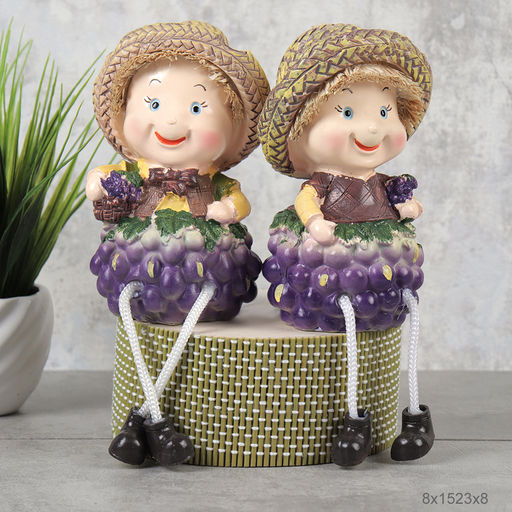 Цена за 2 шт. Фигурка Ежевика висячие ножки 2 штуки набор / 8238 /уп 48/