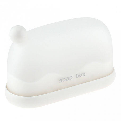 Вида Хоум (Vida Home) Мыльница настольная пластмассовая 11,3х4,8х7см, с крышкой, матовый пластик, цвета в ассортименте: белый; красный; бежевый, цветная коробка (Китай) - Домашняя Мода фото 3