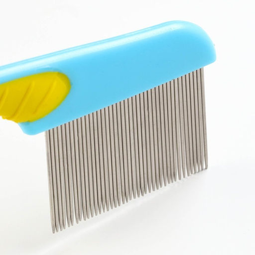 Расческа для шерсти с длинными зубцами и эргономичной ручкой, 15 см, микс цветов - Пижон фото 4