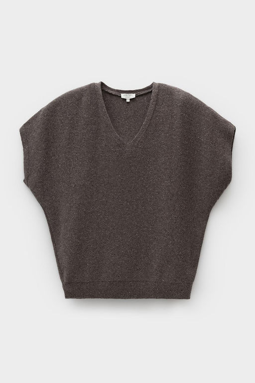 ЕВ 30276/ш/коричневый меланж джемпер жен