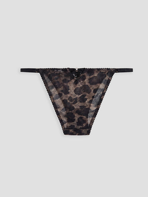 Leopar Desenli Fantezi Brazilian K?lot