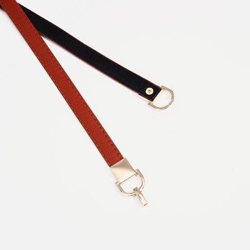 Ремень женский, ширина 1 см, пряжка металл, цвет рыжий - Simaland фото 2