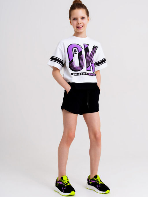 PlayToday / Комплект для девочки: футболка, шорты фото 2