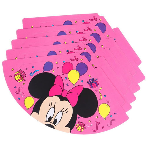 Цена за 6 шт. Колпак с ушками С Днем Рождения!, Минни Маус - Disney фото 4