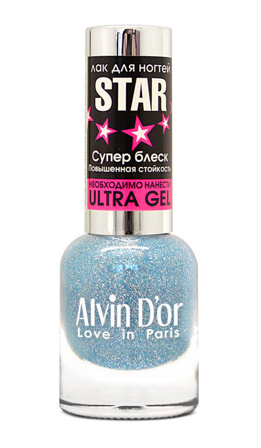 Alvin Dor Лак для ногтей STAR Супер блеск тон 6107 15мл