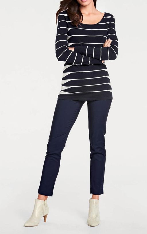 Пуловер, синий - Ashley brooke фото 3