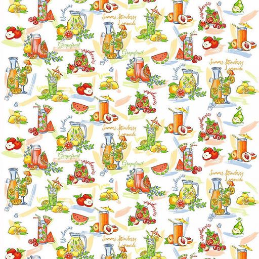 Скатерть 120х145см "Лимонад", длина стола до 105см, на 4 персоны, хлопок "Комфорт" 171г/м2, упаковка классическая, пакет ПВХ 28х41см, "Домашняя мода" (Россия)