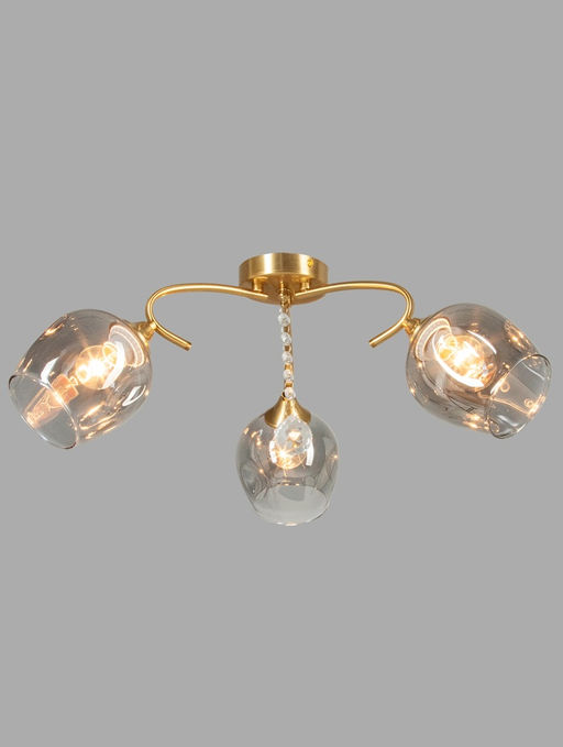 Люстра N6421/3, 3×60 Вт, E27, цвет медный