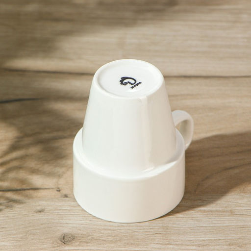 Кружка фарфоровая Доляна Эстет, 220 мл, цвет белый  фото 3