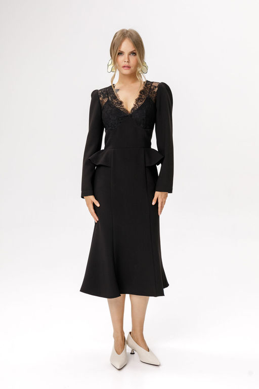 Платье Pirs 6605 черный