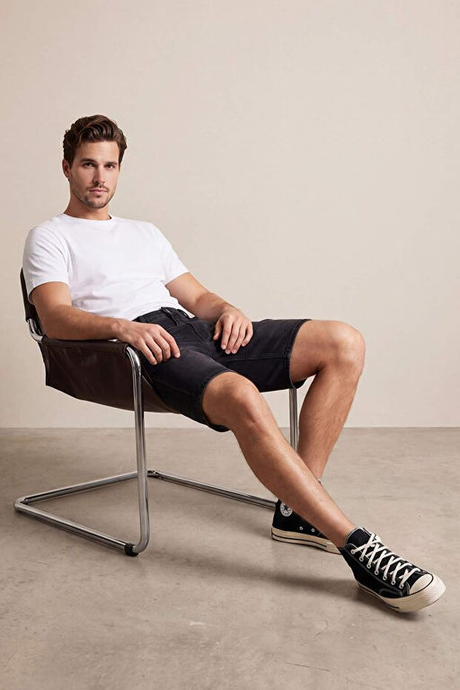 Siyah Regular Fit Boru Pa_a Esnek Erkek Denim _ort & Bermuda TMNSS26SR00033 - Trendyolmilla фото 2