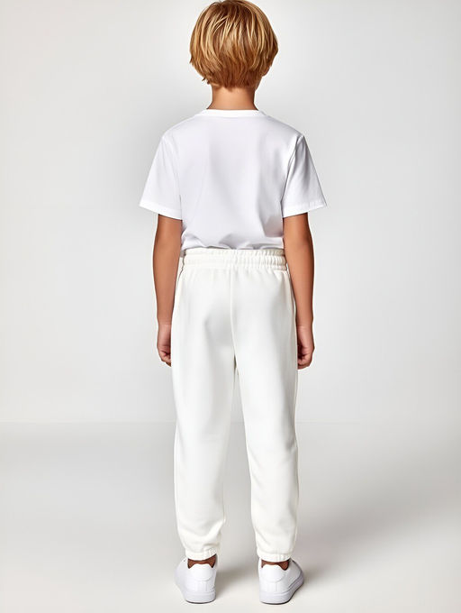 430 Брюки джоггеры детские из футера с начесом