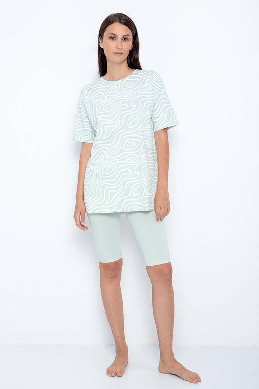 Е 40008/23/дымчатый нефрит бриджи жен