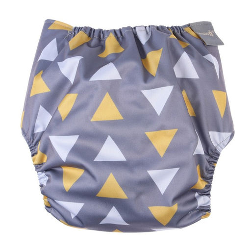 Трусики-подгузник, многоразовый, Треугольники, от 0-36 мес. - Крошка я фото 5