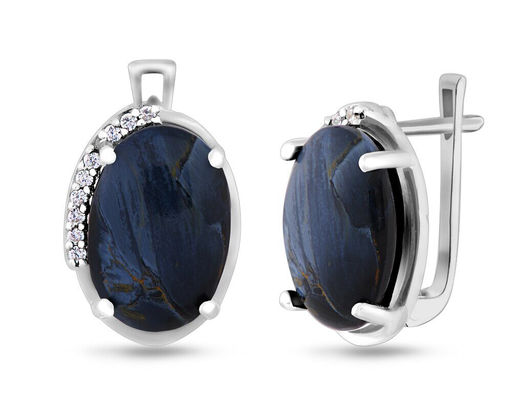 Серьги, питерсит, Жасмин