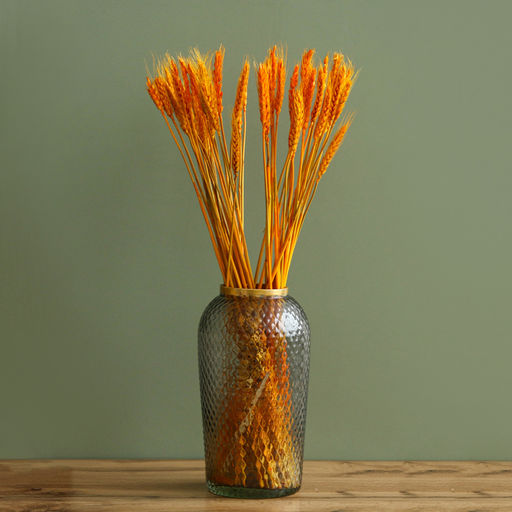 Сухой колос пшеницы, набор 50 шт., жёлтый