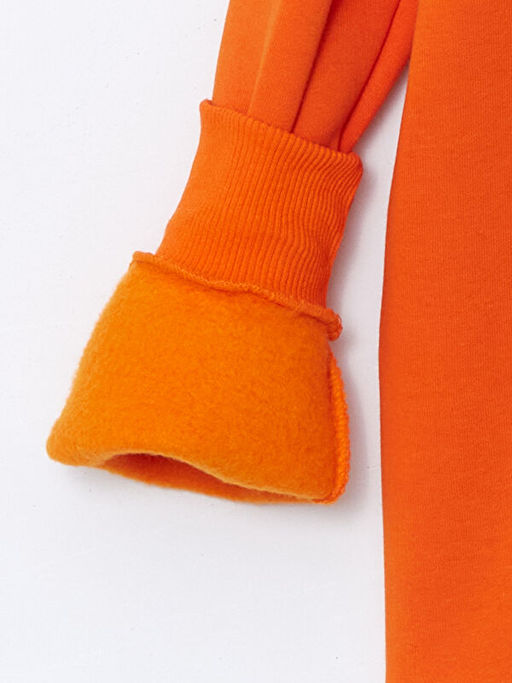 Bisiklet Yaka Bask?l? K?z ?ocuk Sweatshirt - Waikiki фото 3