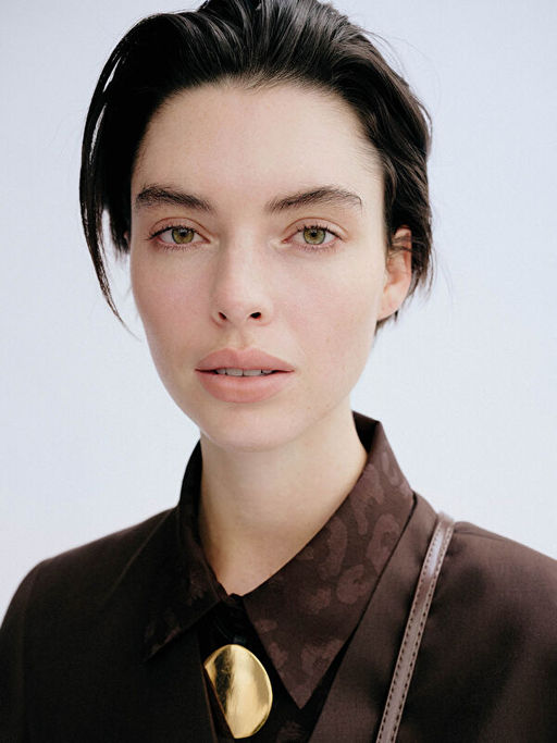 Desenli Saten Kad?n G?mlek Tunik