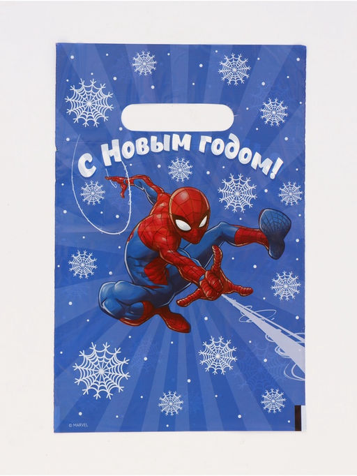 Цена за 2 шт. Набор пакетов полиэтиленовых 15 шт, «Новый год», 20 х 30 см