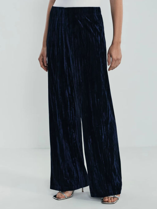Широкие брюки из бархата / Zarina