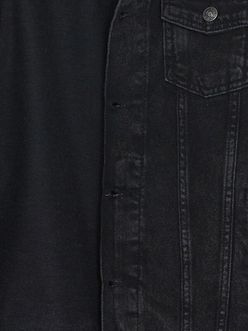 G?mlek Yaka Erkek ?ocuk Jean Ceket