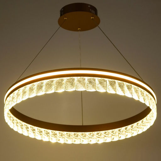 Светильник «Джес» LED 150 Вт золото 58×58×9 см BayerLux