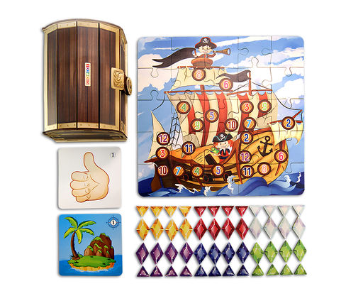 Набор развивающих игр "Сокровища пиратов"