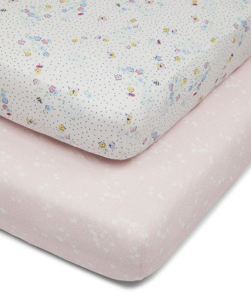 MOTHERCARE / Простыни на резинке 120х60 см 2 шт.