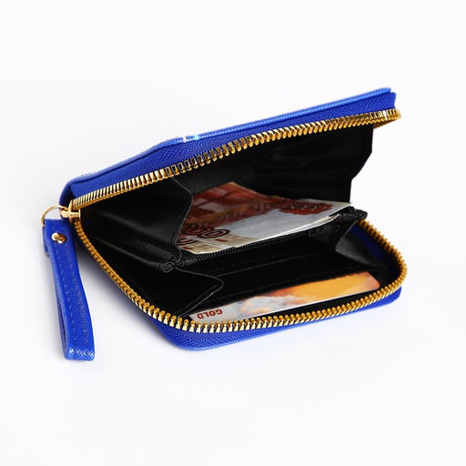 Кошелёк детский на молнии, синий