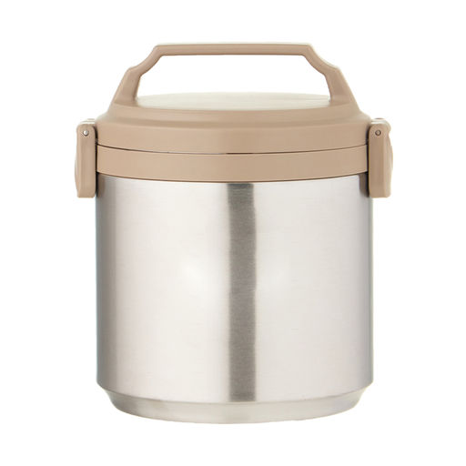 Термос для еды, 1.8 л, сохраняет тепло до 8 ч, нержавеющая сталь, серебристый, бежевый - Simaland фото 7