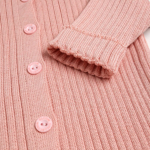 Комбинезон вязаный Крошка Я, р.68-74, розовый  фото 3