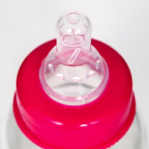 Бутылочка для кормления M&B «Зайка Полли», классическое горло, средний поток, от 3 мес., 150 мл., стеклянная