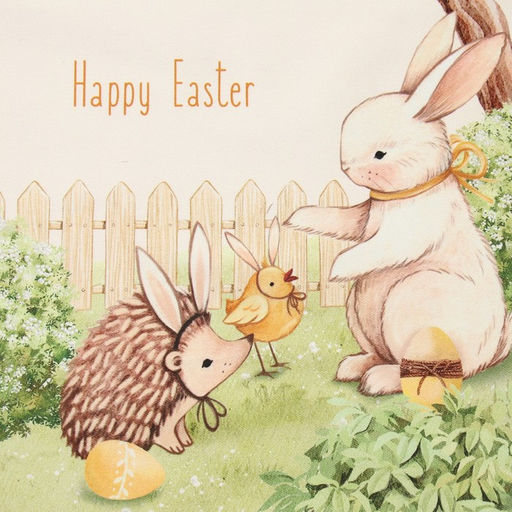 Полотенце кух.Этель Ёжик с зайчиком 40х70 см, 100% хл, 190г/м2  фото 3