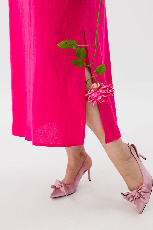 Сарафан ANELLI 1472 малиновый щербет фото 5