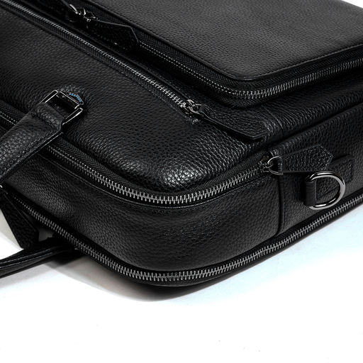 Сумка мужская, кожа, MIRONPAN 35421 Черный