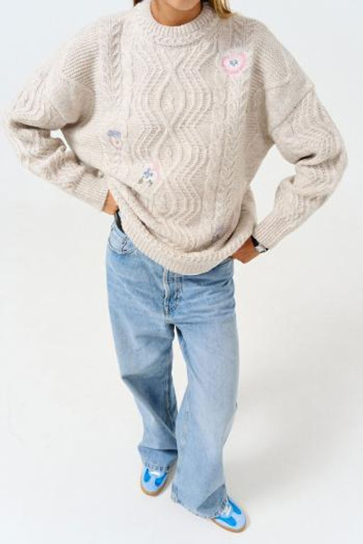 Джемпер 2918 анютины глазки