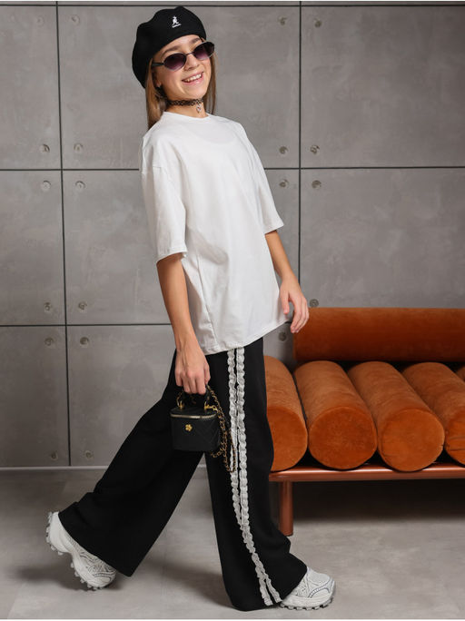 Брюки Кружево Черный Девочка - София фото 8