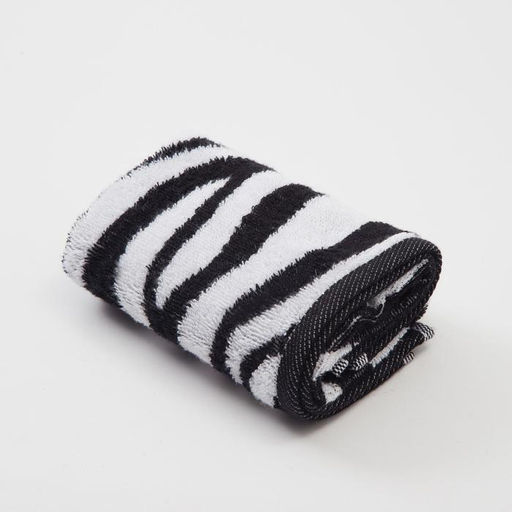 Полотенце махровое Этель ЧБ Зебра, пестроткань, 30х60 см  фото 2