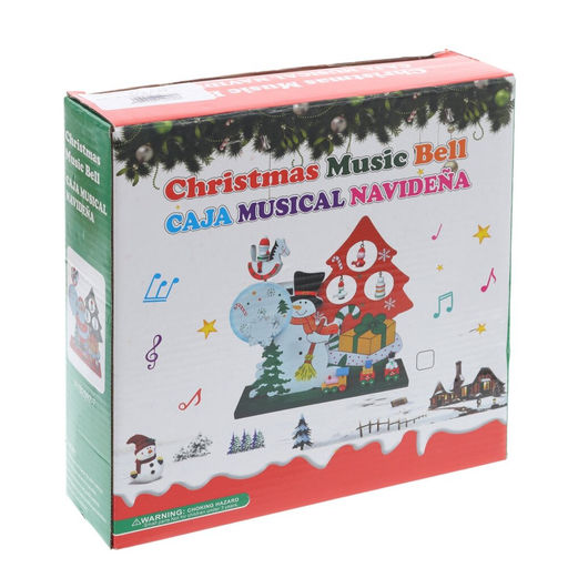 Изделие декоративное "Рождество"(муз), L20 W6 H20,5 см